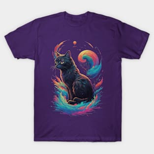 black cat T-Shirt